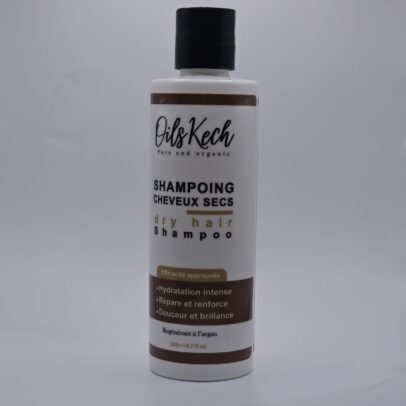 Shampooing Cheveux Secs à l'Argan – Nourriture Intense & Hydratation pour Cheveux Abîmés